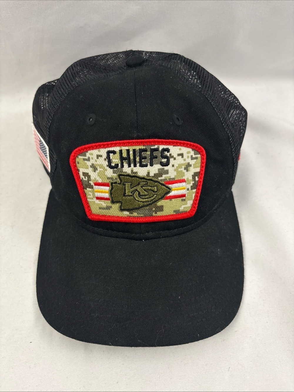New Era 9Twenty NFL Kansas City Chiefs Mesh Back One Size Salute to Service - Picture 2 of 7
